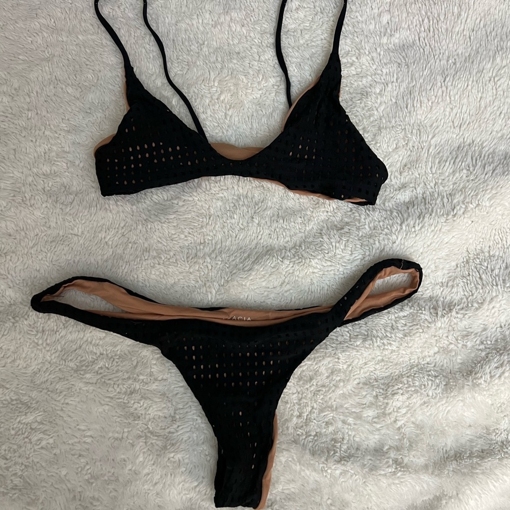 Acacia mesh bathing suit